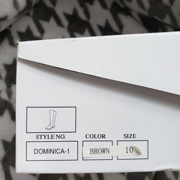 DB DK Fashion Dominica Brown Boots Size 10 - Picture 6 of 8